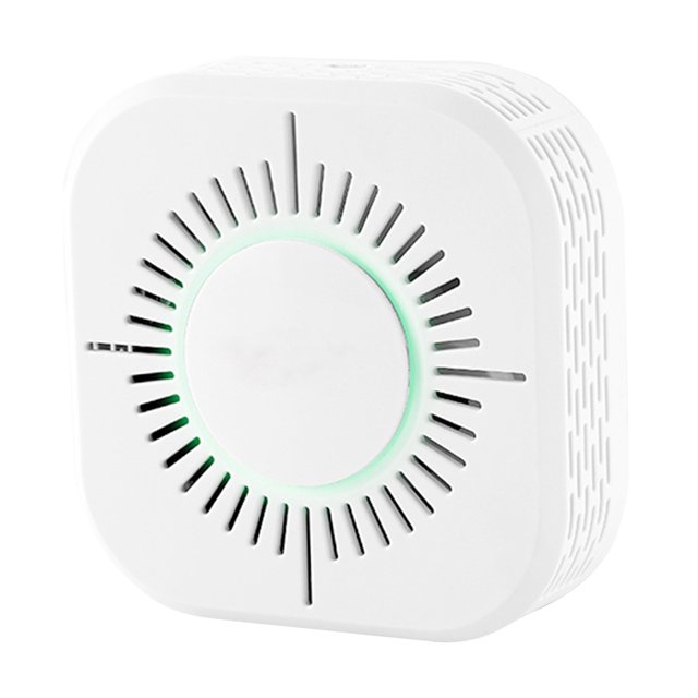 Mini alarma de humo, Detector de alarma de incendios a con indicador LED para cocina, Hotel Sunnimix Alarma de humo inalámbrica