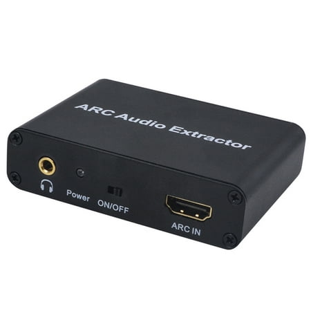 AY80 ARC Audio Extractor HD-ARC Audio Return Channel Adapter Support Optical Fiber Coaxial RCA 3.5mm Output Suitable for Audio Ampifier Speaker Headset (Best Tv Speakers For The Money)