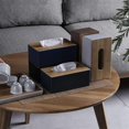 thumbnail image 3 of ORUYROP Kleenex Box Holder Tissue Holder Wooden Tissue Box Household Tissue Box Car Tissue Box Furniture Storage Box Tissue Holder Box (Color : F), 3 of 7