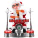 thumbnail image 1 of Muñeco navideño de Papá Noel que baila y canta, con música a pilas, decoración navideña (tambor), 1 of 6
