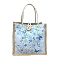 thumbnail image 1 of Bolso de mano para mujer Yuyangstore informal de viaje Con diseño floral Azul Con botón, 1 of 8