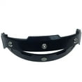 thumbnail image 2 of Universal Motorcycle Adapter For 3 Snap Bubble Visor For Half 3/4 , , With Up Hinge - Black, 2 of 7