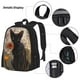 thumbnail image 3 of Balery Black Cat in Wildflowers Mochila Escolar 3 en 1 para Niños - Mochila Resistente con Lonchera Térmica y Estuche - Mochila Escolar para Niños y Niñas, 3 of 7