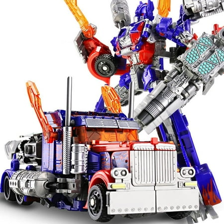 Alloy Deformation Car Robot Optimus Prime - Manual Assemble Action Figure | Multicolor Collectible Model Ornament Gift
