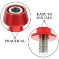 thumbnail image 3 of QUMIIRITY 2Pairs Red Aluminum Alloy Motorcycle Swing Arm Sliders Universal Stand Compatible, 3 of 8