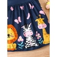 thumbnail image 6 of Infant Girls Dress 6 Months Girls Summer Dress 9 Months Girls Sleeveless Animals Print Dress Sundress Blue, 6 of 6