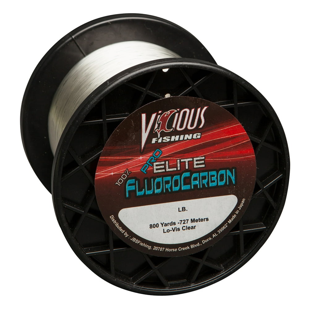 Vicious Fishing Pro Elite 100 Fluorocarbon, 12lb test, 800 yards