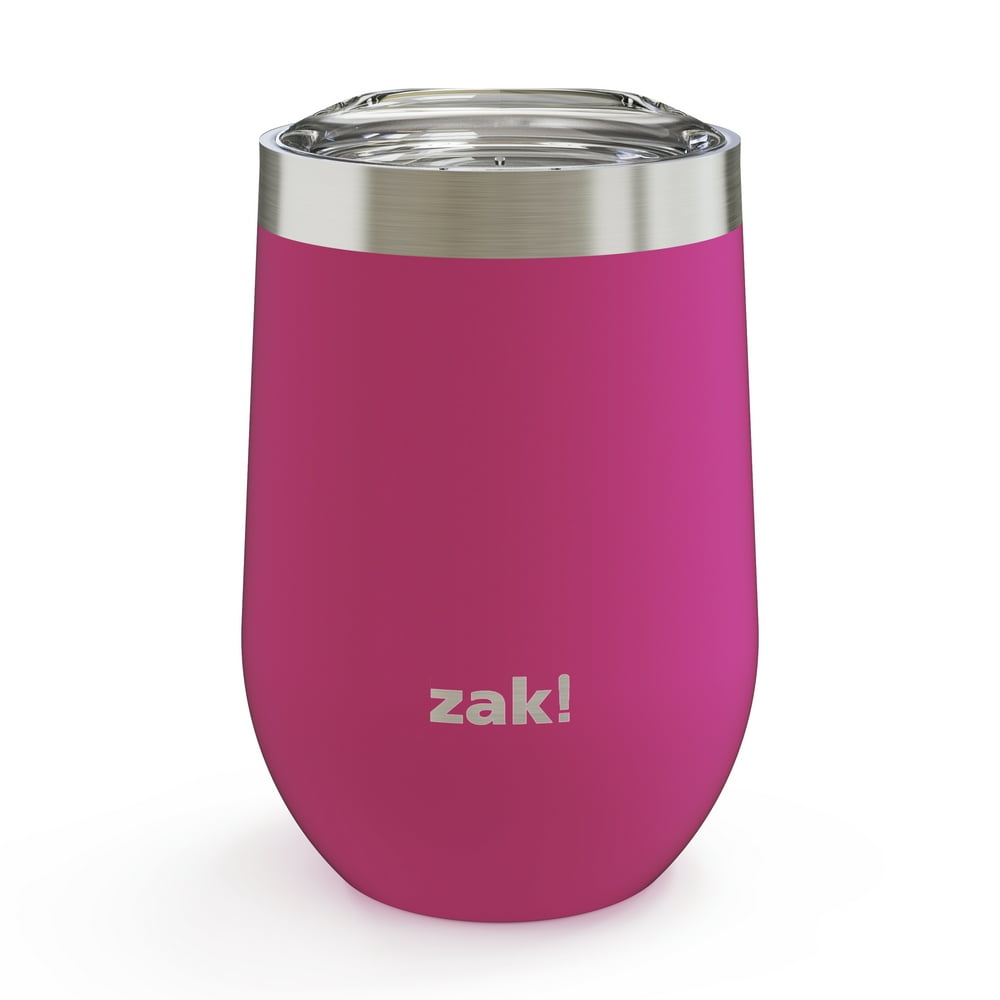 Zak Designs Palisades Stainless Steel Vacuum Insulated 11.5 oz Wine