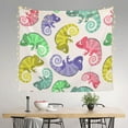 thumbnail image 2 of Disketp Cute Chameleons Tapestry 60x51 InchesTapestry for Living Room Bedroom Home, 2 of 6