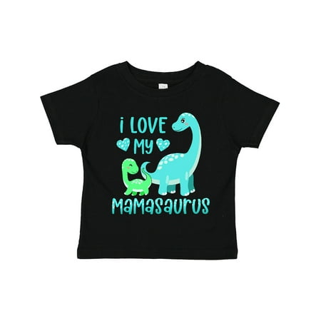 

Inktastic I Love My Mamasaurus Cute Brontosaurus Family Gift Toddler Boy or Toddler Girl T-Shirt