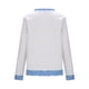 thumbnail image 5 of Mujeres de Manga Larga Tops Casual Cuello Redondo Día de San Patricio Impresión Denim Parche de Color Sólido Moda Superior, 5 of 5