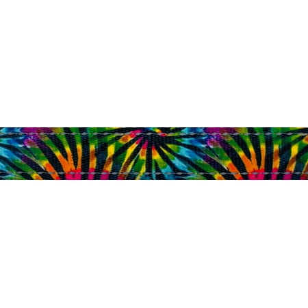 Country Brook Design | 5/8 Inch Tie Dye Stripes Reflective Polyester