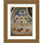 Giotto 2x Matted 20x24 Gold Ornate Framed Art Print 'Pentecost'