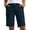 #06 Navy 【Stock Up & Rotate: Mix & Match Your Go-To Colors】, variant on Women's Stretch Twill Bermuda Shorts, Mid Waisted with Button Closure, Slimming Fit & Multi Pockets, Casual Summer Workwear Chino Hiking Shorts, Comfortable Walking Everyday