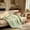 Green, variant on Gecau Clouds Water Washed Soy Fiber Summer Cool Quilt Lightweight Air Conditioning Comforter Double Sided Soft Breathable Bedding All Season Washable Blanket for Bedroom Dorm