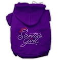 thumbnail image 1 of Santa's Girl Rhinestone Dog Hoodie Purple Xl (16), 1 of 1