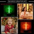 thumbnail image 3 of Christ Jesus Cross 3D Optical Illusion LED Bedroom Decor Table Lamp with Remote 7 Colors Sleep Night Light Birthday Christian Gift for Religious Wome, 3 of 6