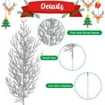 thumbnail image 2 of QZS Silver Leaves Artificial Pine Needles,Glitter Pine Needles,Fake Foliage Pine Branch Picks,Christmas Pine Branches Decorations,for Vase Christmas Tree Wreath Fireplace Decor 25Pcs, 2 of 7