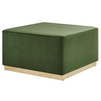 Accent Chair Ottoman, Green, Velvet, French Living Lounge Cafe Lobby Hospitality Restaurant, Modern Contemporary Boutique HB36581