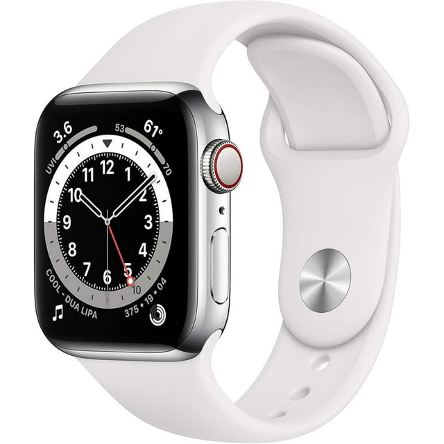 Remis à Neuf Apple Watch Series 6 Titane 44 mm A2294 (GPS Seulement, Pas Cellulaire) Titane (Grade A+)