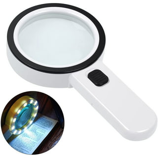 Magnifying Glass with Light, 30X Handheld Illuminated Lighted