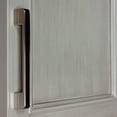 thumbnail image 3 of 5 in. Center Embossed Leather Strip Cabinet Pulls, Satin Nickel, 3 of 3