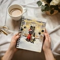 thumbnail image 3 of Happy New Year 2026 Portuguese Water Dog Santa Gnome Holiday Party Snow Spiral Bound Journal PWD Portie Fishing Dog Lover 5x7in Spiral Notebook - 13019, 3 of 5
