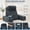 Dark Gray, variant on Reading Pillow for Adults with Detachable Arms, Bed Backrest Pillow with Built-in Cup and Phone Holder, Corduroy, Dusty Pink, 19 Inch Comfortable Support