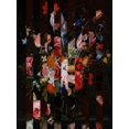 thumbnail image 2 of Green, Jacob 25x32 White Modern Wood Framed Museum Art Print Titled - Masked Flemish Bouquet I, 2 of 4