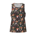 thumbnail image 4 of Easygdp Mushroom With Snails Men's Tank Top, Sleeveless Muscle T Shirts, Breathable, Quick-Dry, Loose for Gym, Running, Fitness - Small, 4 of 9