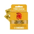 thumbnail image 1 of Trojan Condones Ecstasy Texturizado Caja con 2 piezas. Mayor Amplitud con Doble Lubricación, Sensación más Natural con Lubricante Ultra Suave, 1 of 8