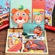 thumbnail image 5 of Cajas de rompecabezas magnético para niños, ejercicio educativo, imaginación, juguetes magnéticos para aprendizaje temprano, características de personajes, 5 of 9