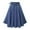 Light Blue, variant on Vintage Womens Mid-Calf High Waist Denim Skirt Long Flared A line Long Skirt Dress