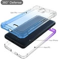 thumbnail image 4 of Spy Case for Nokia C100 with [Tempered Glass Screen Protector], Front Frame, Rugged Drop Protection, Full-Body Protection for Nokia C100 - Blue/Clear, 4 of 7