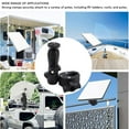 thumbnail image 4 of Mount RV Ladder Pole Mount with Adjustable Angle Clamp Aluminum Alloy Bracket for Satellite TV Dish On Roof Racks RVs Boats Clamp RV Pole Mount, 4 of 7