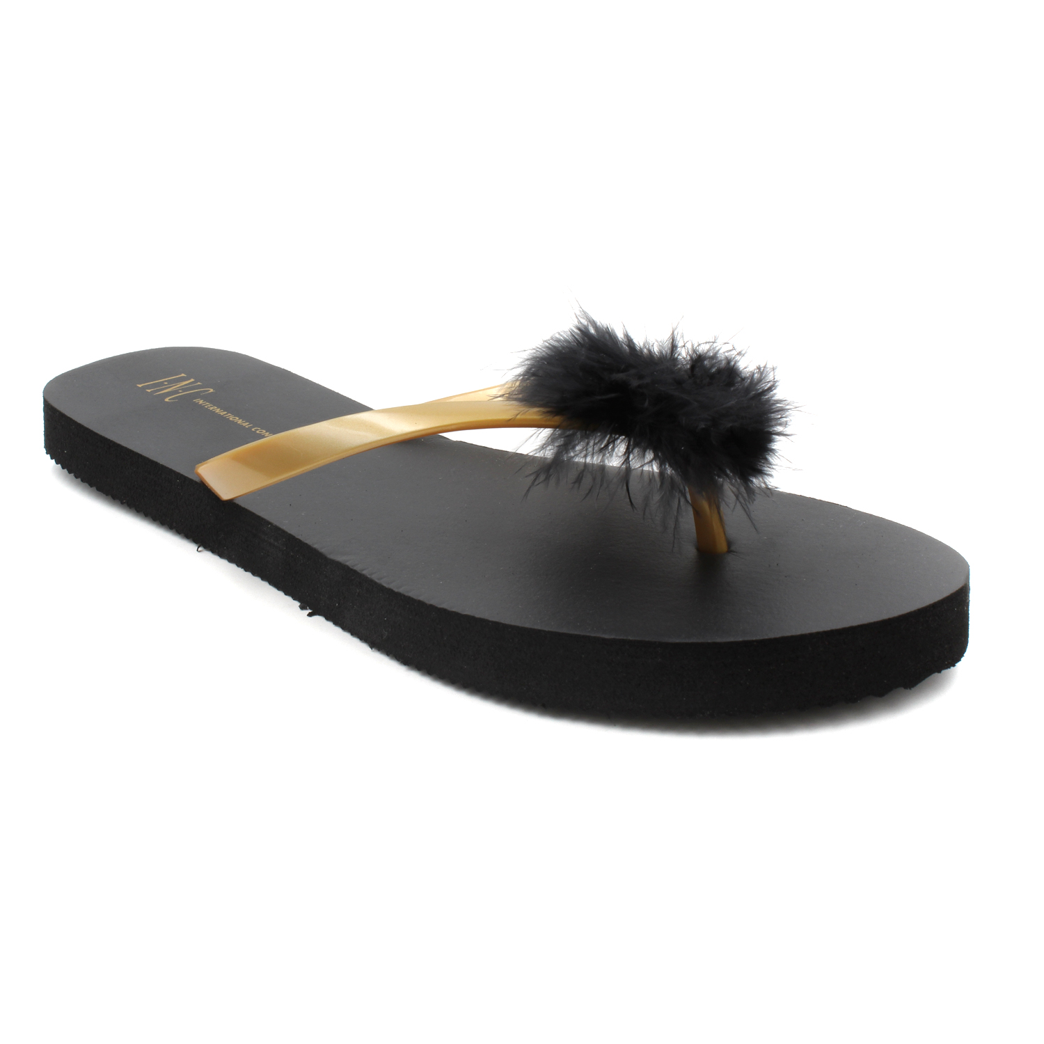 Photo 1 of INC International Concepts Women's Flip-Flop (Black, 8/9)