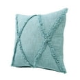 thumbnail image 6 of LR Home Reese Cotton Pillow Set of 2 in Blue, 20" x 20", 6 of 9