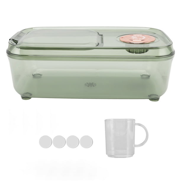 Grain Storage Container, Rice Container PET With Measuring Cup For