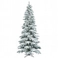 thumbnail image 1 of Vickerman A895085 10 ft. x 55 in. Flocked Utica Fir Tree 1743 Ti, 1 of 3
