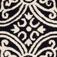 thumbnail image 3 of SAFAVIEH Cambridge Leslie Geometric Wool Runner Rug, Black/Ivory, 2'6" x 12', 3 of 5