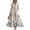 White, variant on Kilaqueen Floral Wedding Guest Dress for Women, Long Sleeve V Neck Wrap Style High Waist Flowy Maxi Dress for Summer Vacation Party Beach and Evening