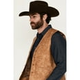 thumbnail image 2 of Cody James Men's Palomino Faux Leather Vest - CJFA24V41-TAN, 2 of 4