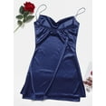 thumbnail image 6 of ZAFUL for Women Sexy Prom dress Cocktail Party Dress Adjustable Shoulder Strap Sheeny Mini Slip Dress, 6 of 10