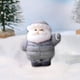 thumbnail image 4 of mfyjkho Mini figura navideña de Papá Noel, decoración navideña de plástico, 3 x 3 x 3 cm, suministros para fiestas navideñas, decoración del hogar, 1 pieza, 4 of 7