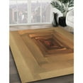 thumbnail image 2 of Ahgly Company Indoor Square Patterned Saddle Brown Area Rugs, 5' Square, 2 of 6