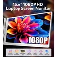 thumbnail image 2 of Extensor de pantalla para laptop FOPO S888 de 15,6" FHD IPS Quad, 2 of 9