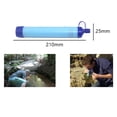 thumbnail image 3 of Juego de pajitas para filtro de agua al aire libre Kit de equipo de supervivencia de filtración Abanopi Azul/Mochilero, 3 of 5