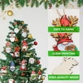 thumbnail image 5 of YIBAGA Christmas Gnome Snowman Santa Wooden Hanging Ornaments 24 PCs, Xmas Tree Ornaments Decor for Indoor & Outdoor, 5 of 6