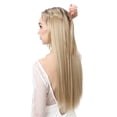 thumbnail image 3 of Peluca de mujer de una sola pieza libremente ajustable invisible cabello largo liso multicolor degradado línea de pesca extensión de cabello, 3 of 6