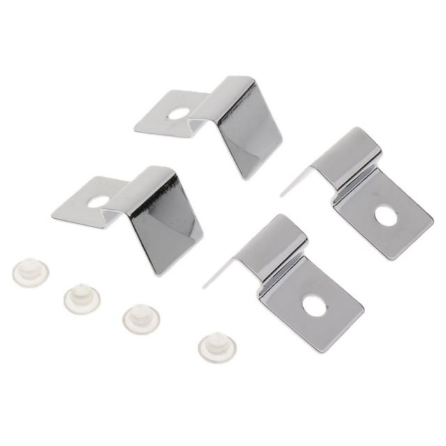 TISHITA 4 Pcs Support à Pince pour Couvercle de Verre de Réservoir d'Aquarium en Acier Inoxydable 8 mm